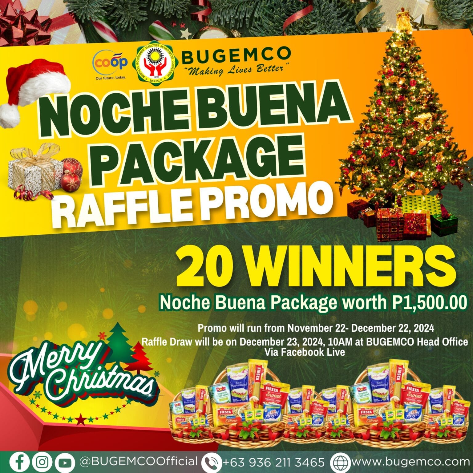 𝐁𝐔𝐆𝐄𝐌𝐂𝐎’𝐬 𝐍𝐨𝐜𝐡𝐞 𝐁𝐮𝐞𝐧𝐚 𝐑𝐚𝐟𝐟𝐥𝐞 𝐏𝐫𝐨𝐦𝐨! | Bukidnon Government Employees ...